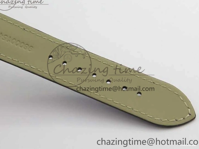 0327 Timeless De Ville Prestige Real PR SS ZF 1:1 Best Edition Gray Dial Blue Markers on Blue Leather Strap MIYOTA 7936